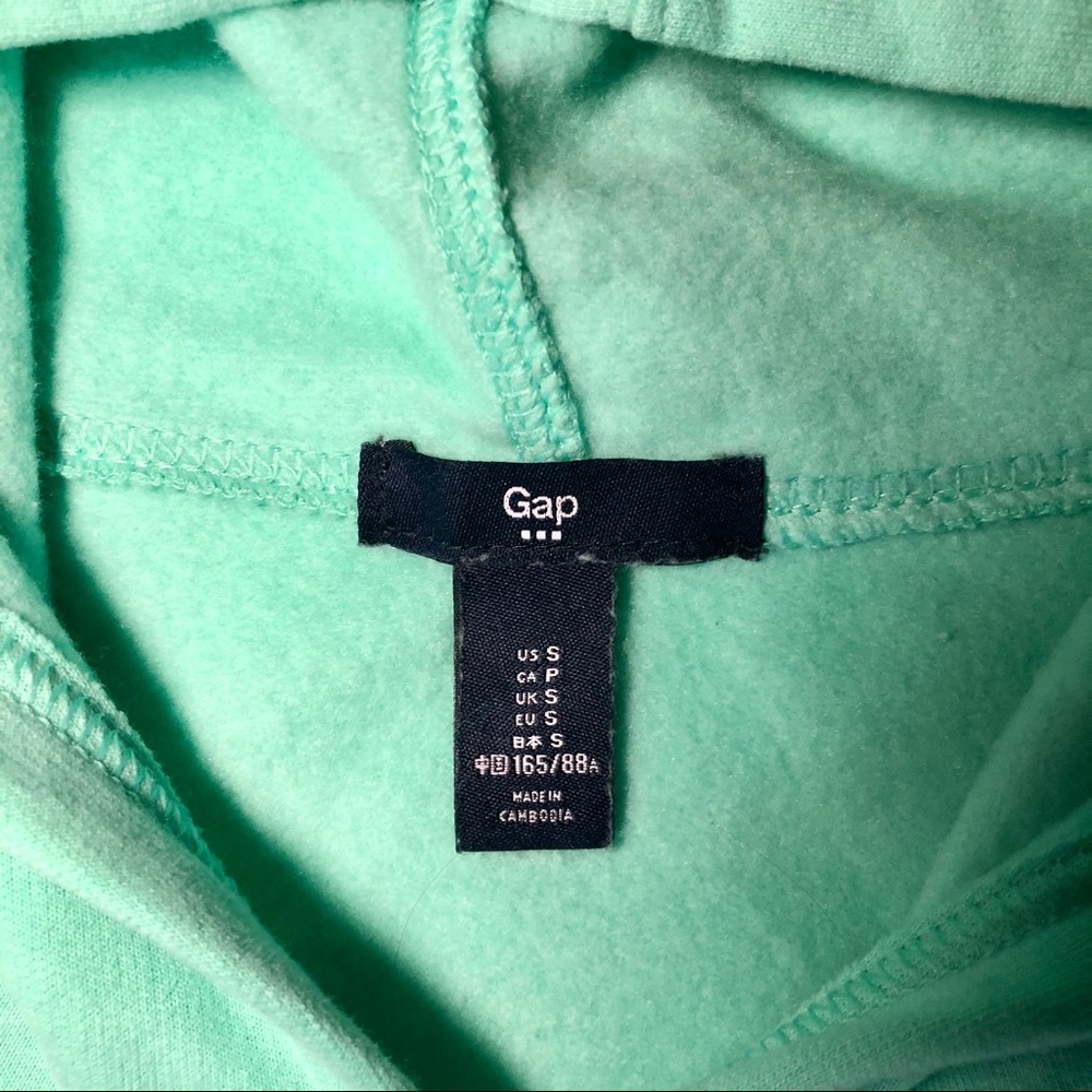 GAP Mint Green Hoodie - Picture 3 of 5